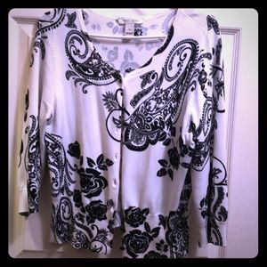 Cardigan sweater size large in good condition